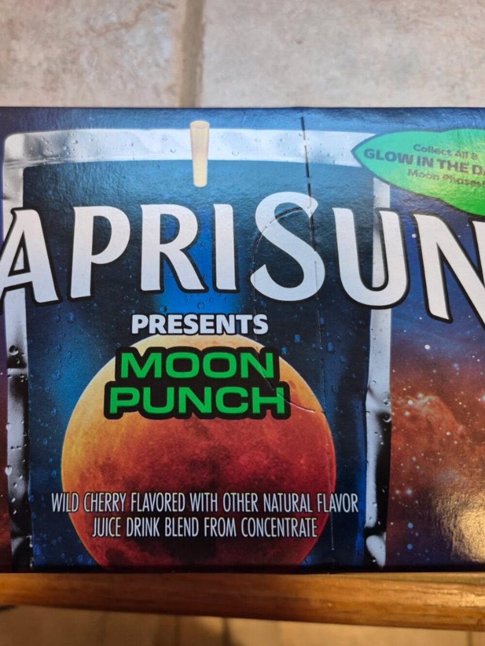 Capri Sun MOON PUNCH Blood MOON, Glows, New limited edition - 10 pouches